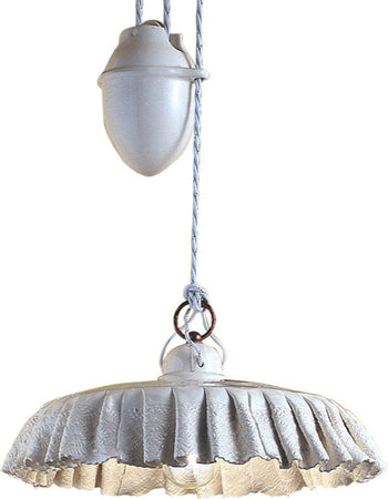 Saliscendi-Classico-Modena-Metallo-E-Ceramica-Nero-Sfumato-Rame-32Cm-1-Luce-E27