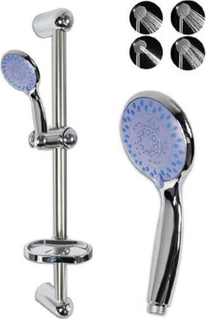Saliscendi-Doccia-Bagno-Con-Portasapone-E-Soffione-Doccetta-Multigetto-Blu-69134