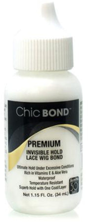 Salon Pro Chic Bond Lace wig Glue Premium Hold 1.5oz Colla Extra Forte per Parrucche in Pizzo