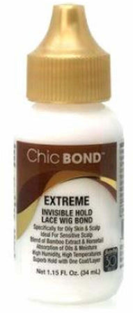 Salon Pro Chic Bond Lacewig Extreme 1.5oz Glue Colla Extra Forte per Parrucche in Pizzo 2-3 Settimane