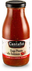 Salsa di Sugo pronto alla Salsiccia Calabrese CANTAFIO GOURMET® sugo pronto per pasta con salsiccia 230g