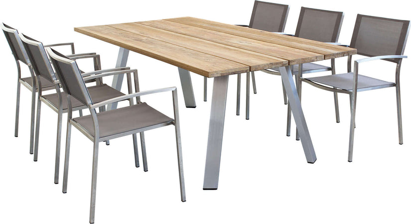 SALTUS---set-tavolo-in-alluminio-e-teak-cm-200x100x74-h-con-6-sedute-Grigio-Milani-Home