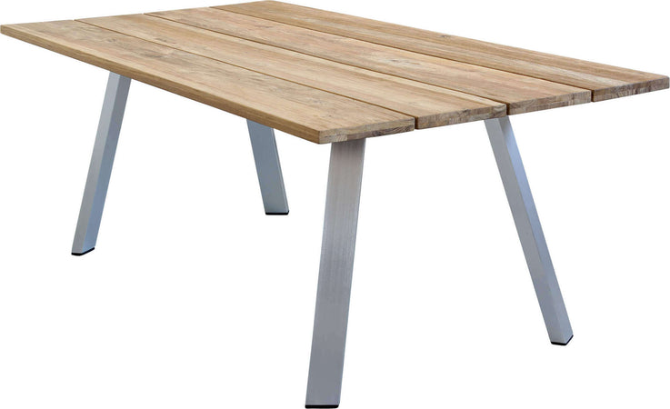 SALTUS---tavolo-da-giardino-in-alluminio-e-teak-riciclato-200x100-Grigio-Milani-Home