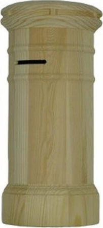 Salvadanaio-Forma-Torre-Tappo-In-Gomma-Decoupage-Monete-Banconote-Idea-Regalo