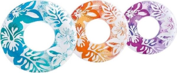 Salvagente-Fantasia-Palme-3-Colori-Assortiti-91-Cm-Per-Piscina-Mare-Estate-59251