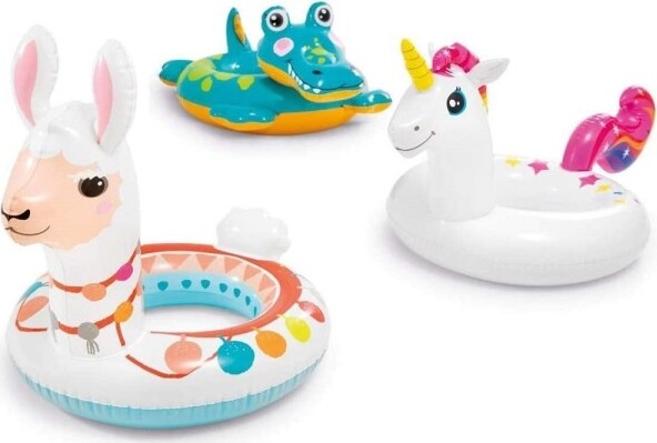 Salvagente-Gonfiabile-Animali-Multicolore-Bambini-Estate-Modelli-Assortiti-58221