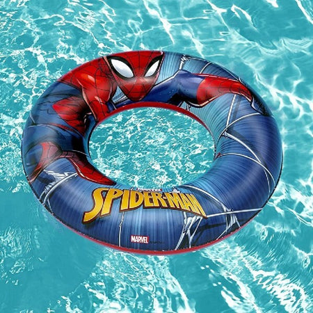 Salvagente-Gonfiabile-Spider-man-Multicolore-56cm-Da-Spiaggia-Mare-Piscina-98003