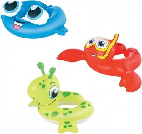 Salvagente-Gonfiabile-Testa-Animali-61cm-Mare-Giochi-Spiaggia-Piscina-Nuoto