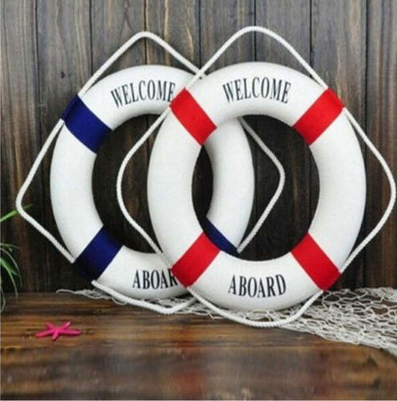 Salvagente-Welcome-Aboard-Decorativo-Decorazione-Marino-Casa-Arredament-Moc