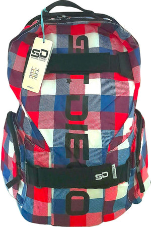 San Diego Zaino Unisex Tempo Libero Fantasia Quadrati Rossi Bianchi Blu H 45 Cm Moda/Valigie borse e accessori da viaggio/Zaini/Zaini Casual Ideart - Valdilana, Commerciovirtuoso.it
