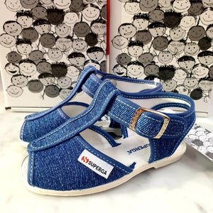 Sandali Bambino Superga Sandali Sportivi Blu Jeans Suola in Gomma Chiusura Con Fibbia Alla Caviglia Moda/Bambini e ragazzi/Scarpe/Sandali D'Avanzo Clazature - Nola, Commerciovirtuoso.it