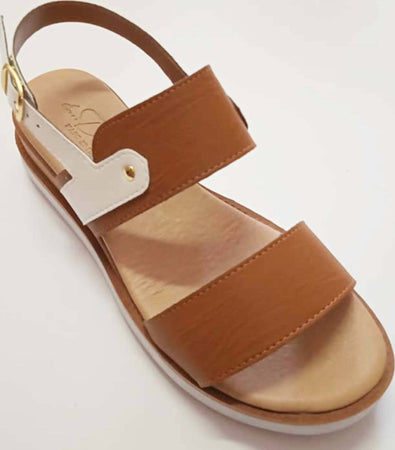 Sandali Donna Platfrom 3cm Scarpe Estive Comode Donna E Cuoio e Bianche Scarpa Estate Sandalo in Pelle ART. 572 zatteroni donna L'Orchidea - Siderno, Commerciovirtuoso.it