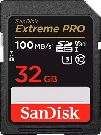 SanDisk Extreme PRO 32 GB UHS-I/U3 SDHC velocità scheda di memoria flash fino a 100 MB/s