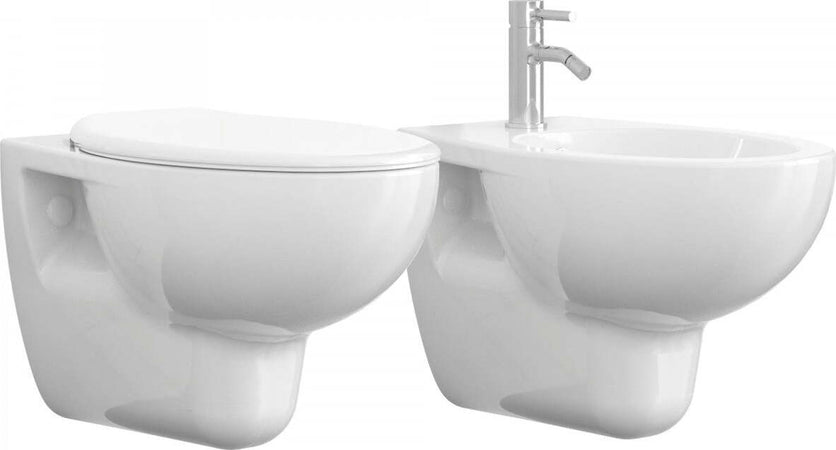 Sanitari-Sospesi-Filo-Muro-in-ceramica-bianca-con-copri-vaso-frizionato-Sky