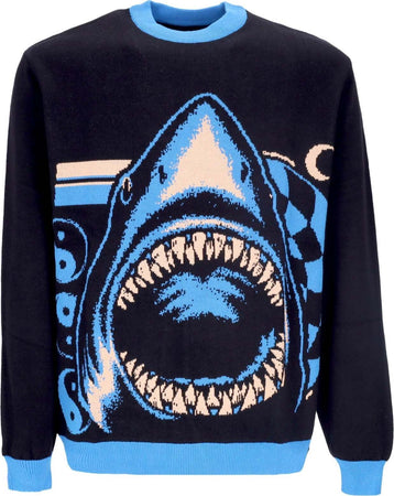SANTA-CRUZ-Maglione-Uomo-Shark-Trip-Knit-Crew-Multi-da-uomo