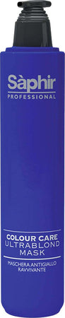 Saphir-Ultrablond-Mask-Maschera-Capelli-Effetto-Anti-Giallo-Ravvivante-Capelli-Bianchi-Decolorati-O-Con-Mèches-250-Ml-Pigmento-Viola