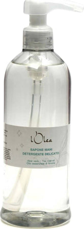 Sapone Liquido Mani Con Aloe Vera E Tea Tree Oil Profumato Al Limone Sapone Naturale Detergente Bellezza/Bagno e corpo/Detergenti per il corpo/Detergente per le mani L’Olea Biocosmesi - Castelbottaccio, Commerciovirtuoso.it