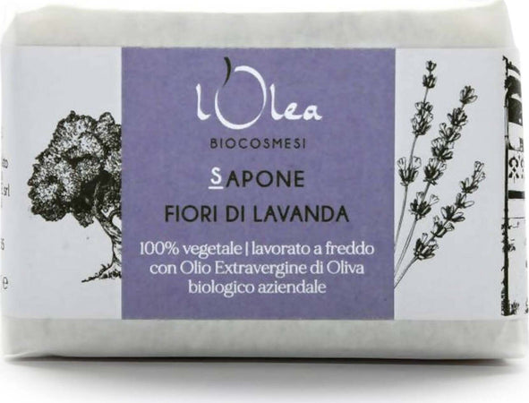 Sapone Mani Viso Corpo Naturale Biologico Fiori di lavanda Saponetta Lilla 100% BIO Lavorata a Freddo Sapone Delicato Ingredienti da Agricoltura Biologica Bellezza/Bagno e corpo/Detergenti per il corpo/Saponette L’Olea Biocosmesi - Castelbottaccio, Commerciovirtuoso.it