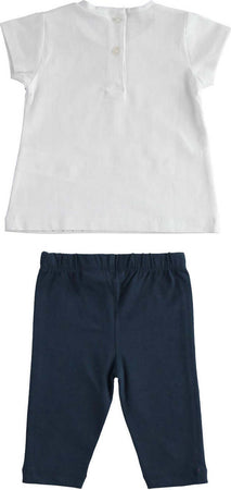 SARABANDA Completo in jersey maxi t-shirt e leggings pinocchietto per bambina 1871273600 12736 col3885 Bimba Abbigliamento Sanitaria Gioia del Bimbo - Villa San Giovanni, Commerciovirtuoso.it