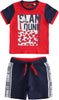 SARABANDA Completo t-shirt e pantalone corto al ginocchio per bambino 1271277200 12772 colore 2256 Completino Bimbo Set Rosso Blu Abbigliamento Sanitaria Gioia del Bimbo - Villa San Giovanni, Commerciovirtuoso.it