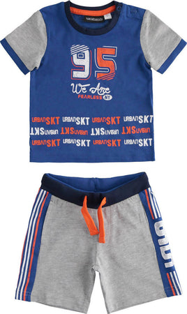 SARABANDA Completo t-shirt e pantalone corto al ginocchio per bambino 1271277200 12772 colore 3755 Abbigliamento Sanitaria Gioia del Bimbo - Villa San Giovanni, Commerciovirtuoso.it