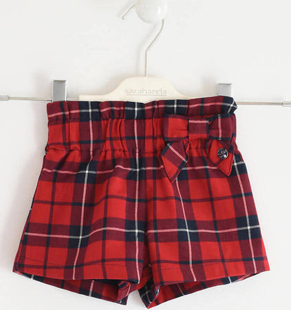 Sarabanda Completo Tre Pezzi Bambina Completino Pantalone Corto Fantasia Check Lupetto Collo alto e Felpa Con Cappuccio 100% Cotone Organico. Prima infanzia/Abbigliamento e scarpine/Abbigliamento/Bambina 0-24/Completini e coordinati/Completi due pezzi con pantaloncino Sanitaria Gioia del Bimbo - Villa San Giovanni, Commerciovirtuoso.it