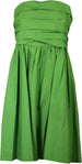 Sarah-Chole-Vestito-Donna-Verse-Scollo-a-Cuore-Abito-Corto-in-Cotone-Caylin
