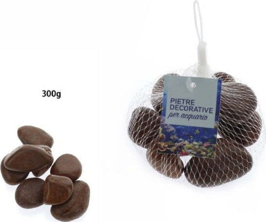 Sassi-Pietre-Decorative-Marroni-Per-Acquario-300-Gr.-Decorazione-Giardino-70255