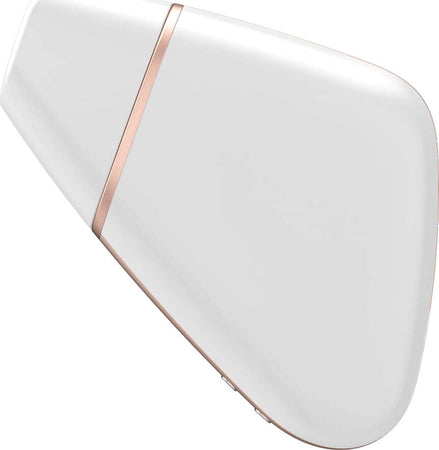 Satisfyer Connect Love Triangle White Gold Stimolatore Succhia Clitoride Vibratore Clitoride Stimolatore Con App Salute e cura della persona/Erotismo e contraccezione/Sex toys/Vibratori/Vibratori classici Kondorama - Martinsicuro, Commerciovirtuoso.it