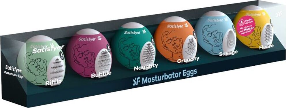 Satisfyer Set Di 6 Uova Masturbatore Intimo Maschile Auto Lubrificante Salute e cura della persona/Erotismo e contraccezione/Sex toys/Vibratori/Vibratori classici Kondorama - Martinsicuro, Commerciovirtuoso.it