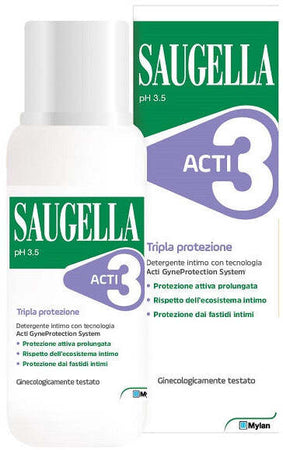 Saugella acti3 detergente intimo 250ml