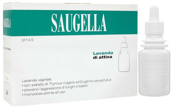 Saugella lavanda attiva 140ml x4pezzi