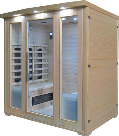 Sauna-Infrarossi-per-4-persone-in-Legno-Hemlock-175x135-Lusso