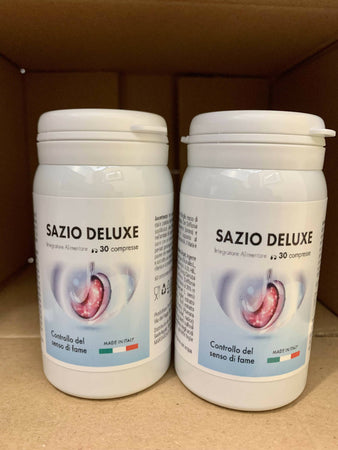 Sazio-Pro-Deluxe-Intensive-Integratore-Dimagrante-Notturno---120-Compresse-da-500mg,-Blocco-Fame-e-Depurativo-Naturale