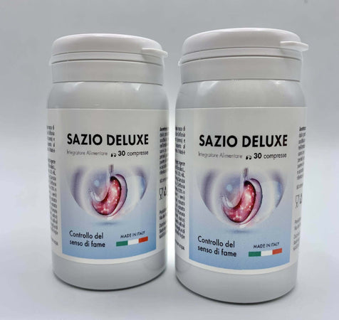 Sazio-Pro-Deluxe-Intensive-Integratore-Dimagrante-Notturno---120-Compresse-da-500mg,-Blocco-Fame-e-Depurativo-Naturale