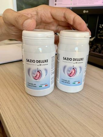 Sazio pro Deluxe intensive veloce integratore per dimagrire saziante brucia grassi forte dieta 120 compresse da 500mg Salute e cura della persona/Alimentazione e nutrizione/Prodotti dimagranti e perdita di peso/Soppressori dell'appetito Beauty Fashion Store - Palermo, Commerciovirtuoso.it