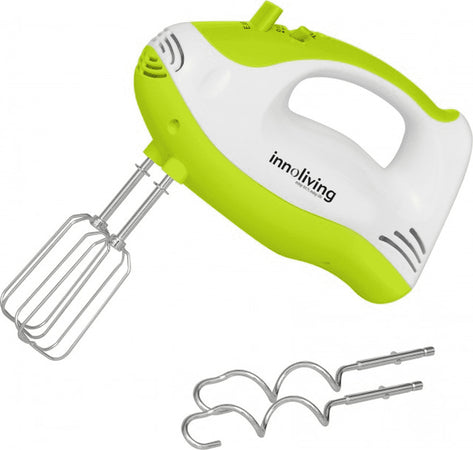 Sbattitore Elettrico 5 Velocità Turbo Fruste Incluse, Innoliving Inn-702 Casa e cucina/Elettrodomestici per la cucina/Robot da cucina frullatori e impastatrici/Mixer da cucina/Sbattitori elettrici Innoliving - Ancona, Commerciovirtuoso.it