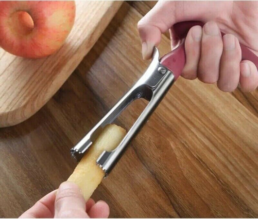 SBUBBIA MELA TAGLIA MELE FRUTTA LEVA RIMUOVI TORSO MANUALE A CLIP IN ACCIAIO Casa e cucina/Utensili da cucina/Sbucciatori e tagliafrutta/Sbucciamele Trade Shop italia - Napoli, Commerciovirtuoso.it