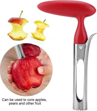 Sbubbia-Mela-Taglia-Mele-Frutta-Leva-Rimuovi-Torso-Manuale-A-Clip-In-Acciaio