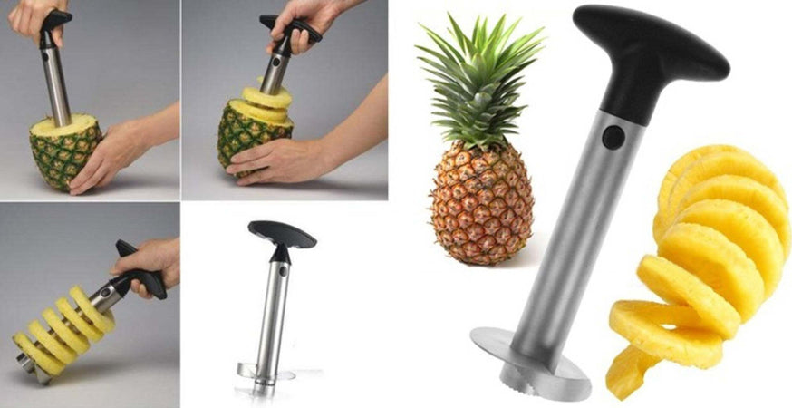 SBUCCIA AFFETTA TAGLIA ANANAS IN ACCIAIO TOGLIE LEVA TORSOLO TURZO BUCCIA LAMA  Trade Shop italia - Napoli, Commerciovirtuoso.it