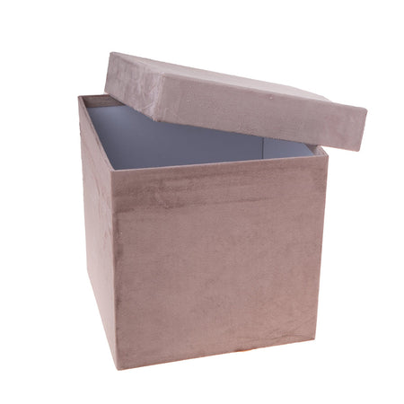 Scatola quadrata porta regali in velluto multiuso fai da te decorazioni natalizie da 23,5 cm