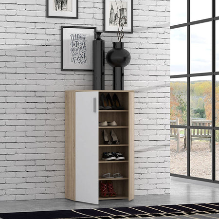 SC4-scarpiera-ingresso-moderna-bianca-2-ante-legno-salvaspazio-armadio-bianco-quercia-rovere