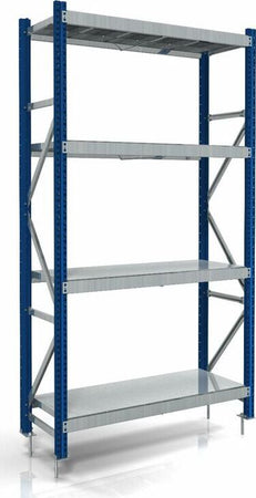 Scaffalatura ad incastro 180x195x60cm portata max 700kg Confezione da 1pz