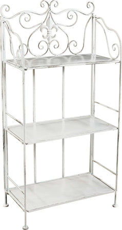 Scaffale-3-piani-stile-provenzale-in-ferro-verniciato-Bianco-Milani-Home