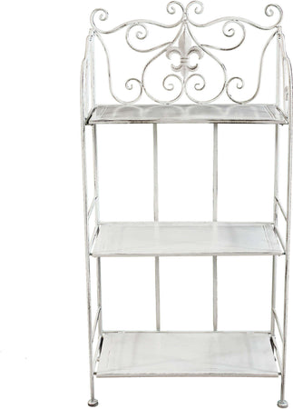 Scaffale-3-piani-stile-provenzale-in-ferro-verniciato-Bianco-Milani-Home