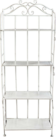 Scaffale-4-ripiani-stile-provenzale-in-ferro-verniciato-Bianco-Milani-Home