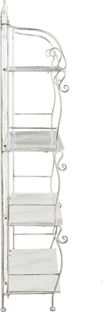 Scaffale-4-ripiani-stile-provenzale-in-ferro-verniciato-Bianco-Milani-Home