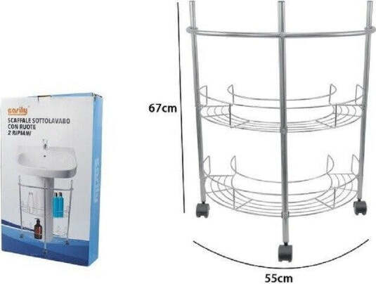 Scaffale-Mobiletto-Carrello-Sottolavabo-Sotto-Lavandino-Bagno-2-Ripiani-59965