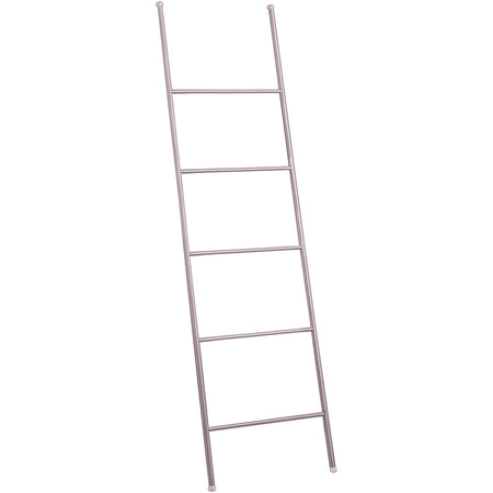 Scala decorativa in acciaio verniciato porta asciugamani da bagno h 154 cm
