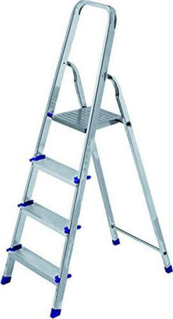 Scala-Scaletta-Pieghevole-4-Gradini-Antiscivolo-Scaletto-In-Alluminio-Max-150kg